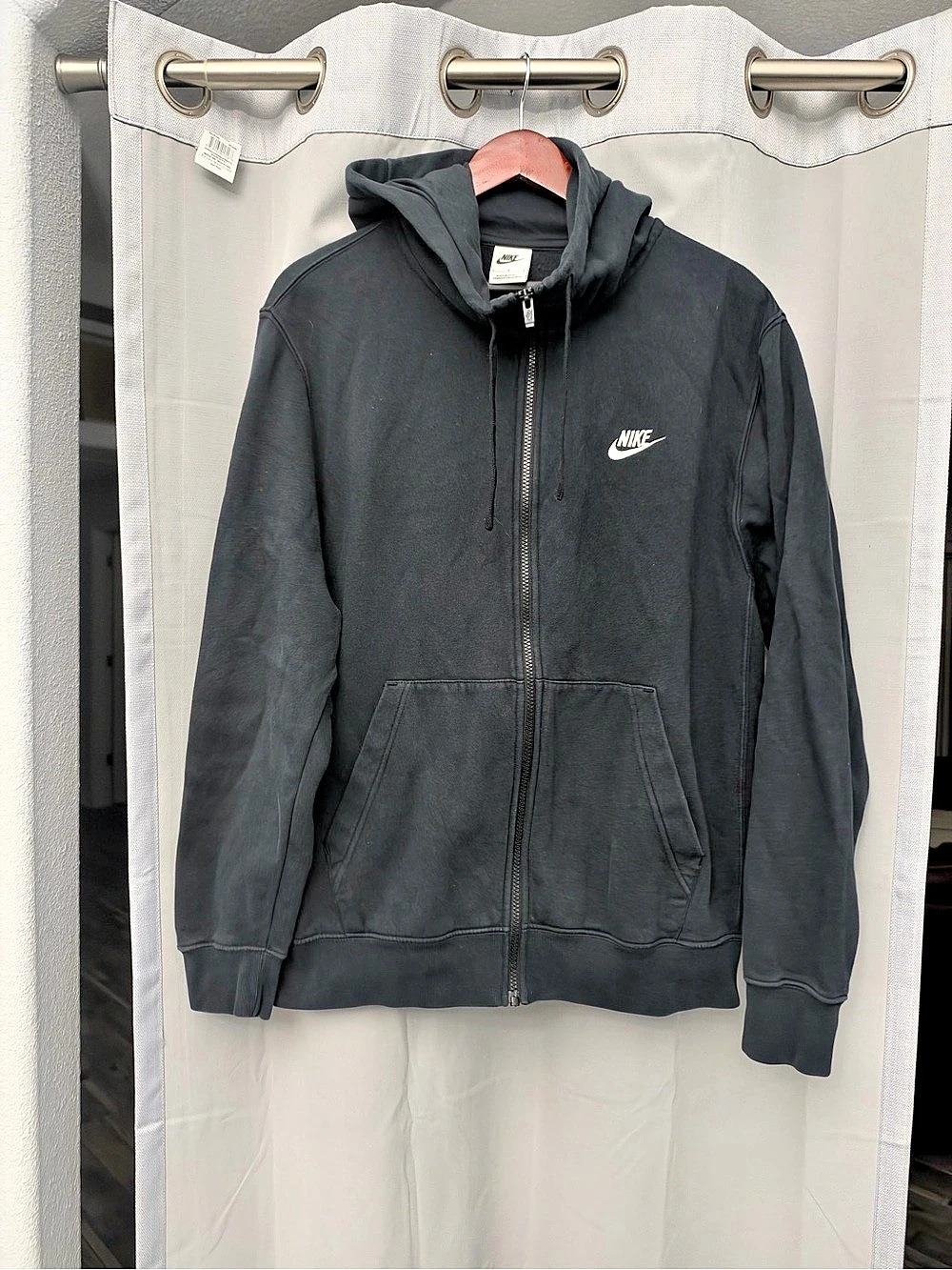 Nike Sportswear Club Fleece Full-Zip Hoodie Black Large